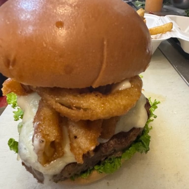 Delicious Onion Burger Experience