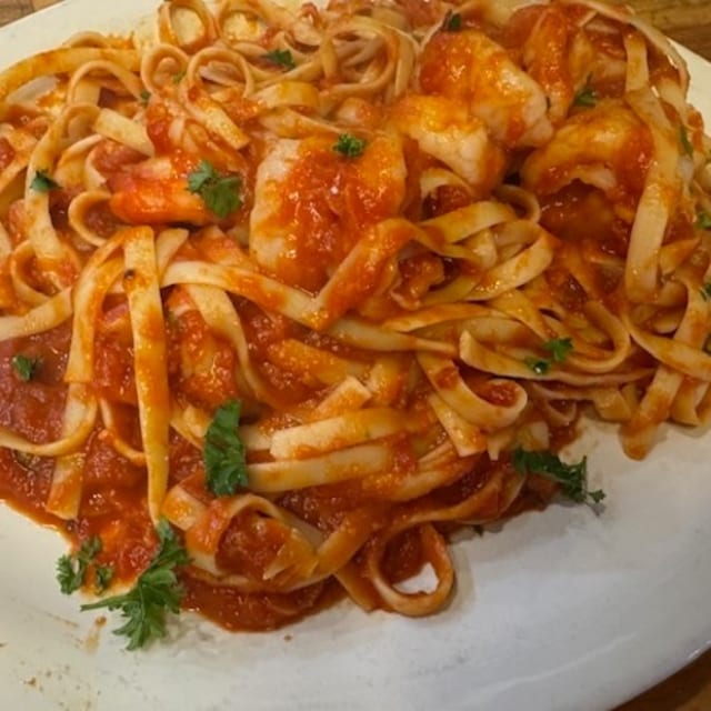 Shrimp Marinara.