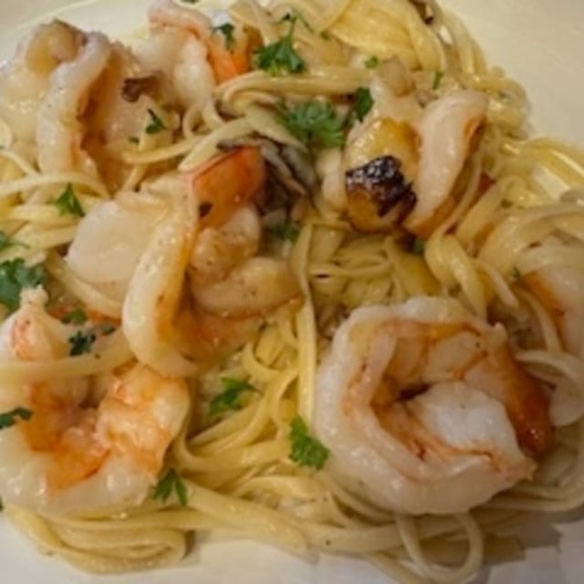 Shrimp Scampi Sauce.
