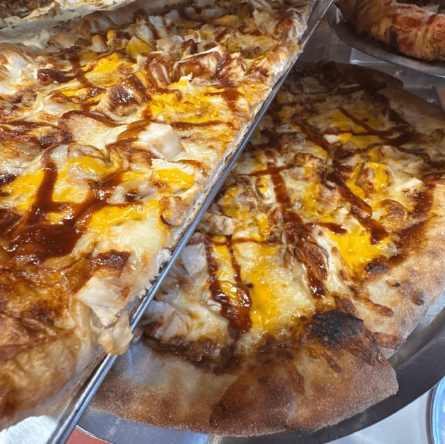 BBQ Chicken Pizza.