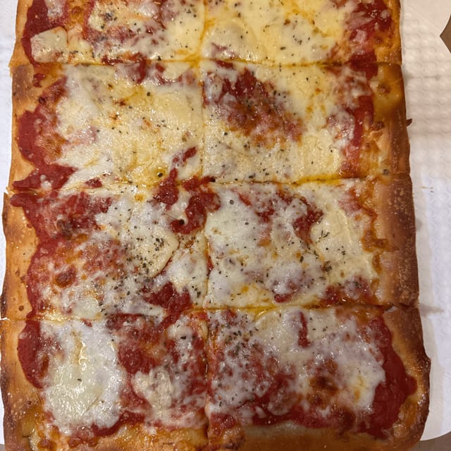 Half Sheet Cheese Pizza.