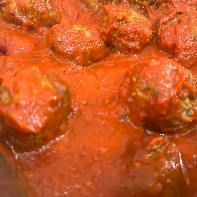 Jumbo Meatballs.